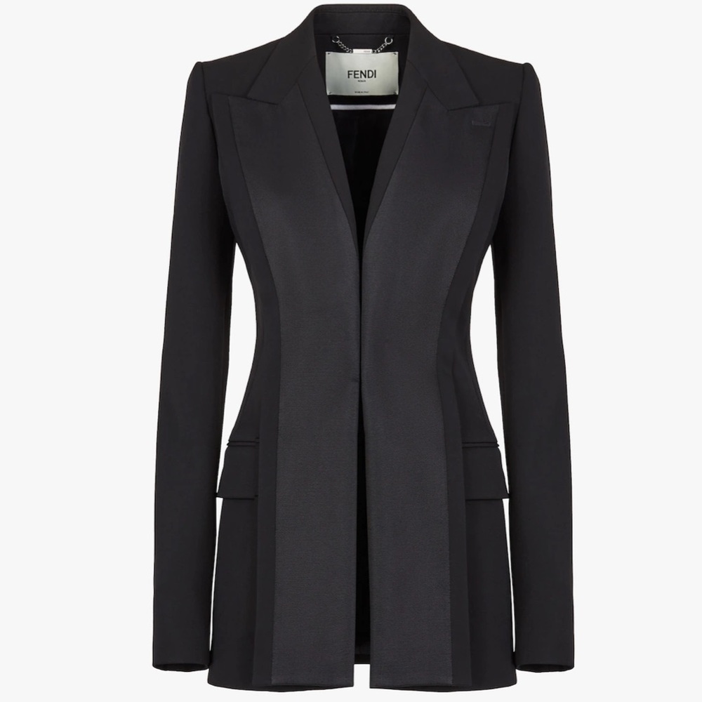 Fendi tuxedo jacket.